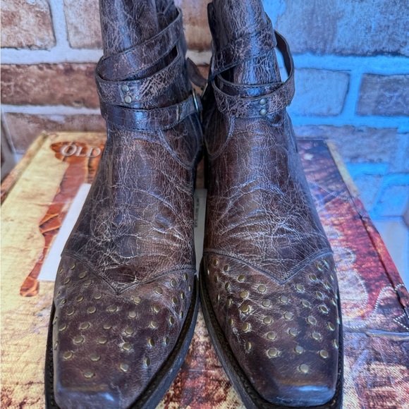 Old Gringo Women's Distressed Brown Ankle Boots - Picture 4 of 7